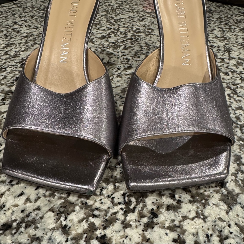 Stuart Weitzman Tia Slide Heel Sandal - image 4